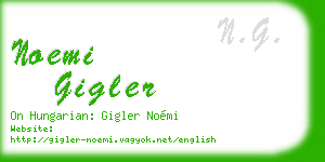 noemi gigler business card